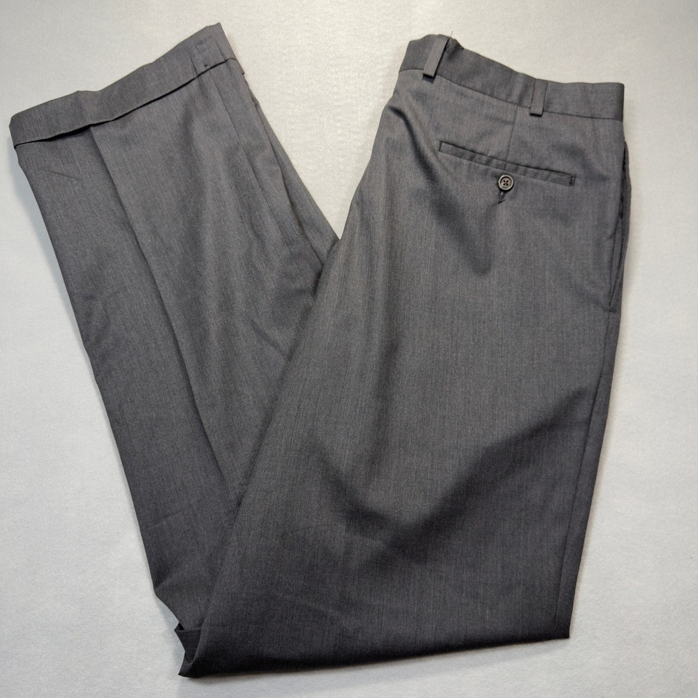 Lauren Ralph Lauren 120s Cashmere Wool Pants Men 36 X 34 Vintage Canada Vtg Gray